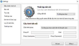 Thiết lập kết nối trên UltraViewer