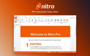 Chỉnh sửa PDF dễ dàng: Nitro PDF hỗ trợ chỉnh sửa văn bản và hình ảnh trực tiếp trên PDF.