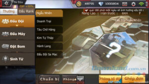 Chế độ Đấu đội trong game Crossfire Legends.