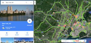 Theo dõi tình hình giao thông hiện tại ở các thành phố lớn trên Google Maps